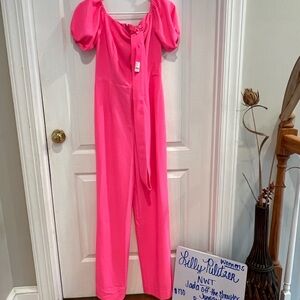 Lilly Pulitzer Bright Pink Jumpsuit
